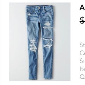 AE high wasted jegging